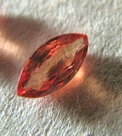 Sapphire (Natural) Orange/Apricot Marquise 2x4mm (4pc)