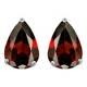 Cubic Zirconia Garnet Red Pear 7 x10 mm (1pc)