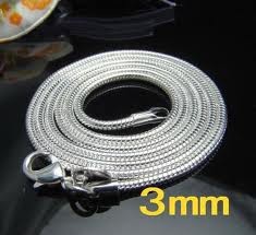 Silver Plated Snake Chain - Various Sizes