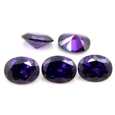 Cubic Zirconia Amethyst Purple Oval - Various Sizes