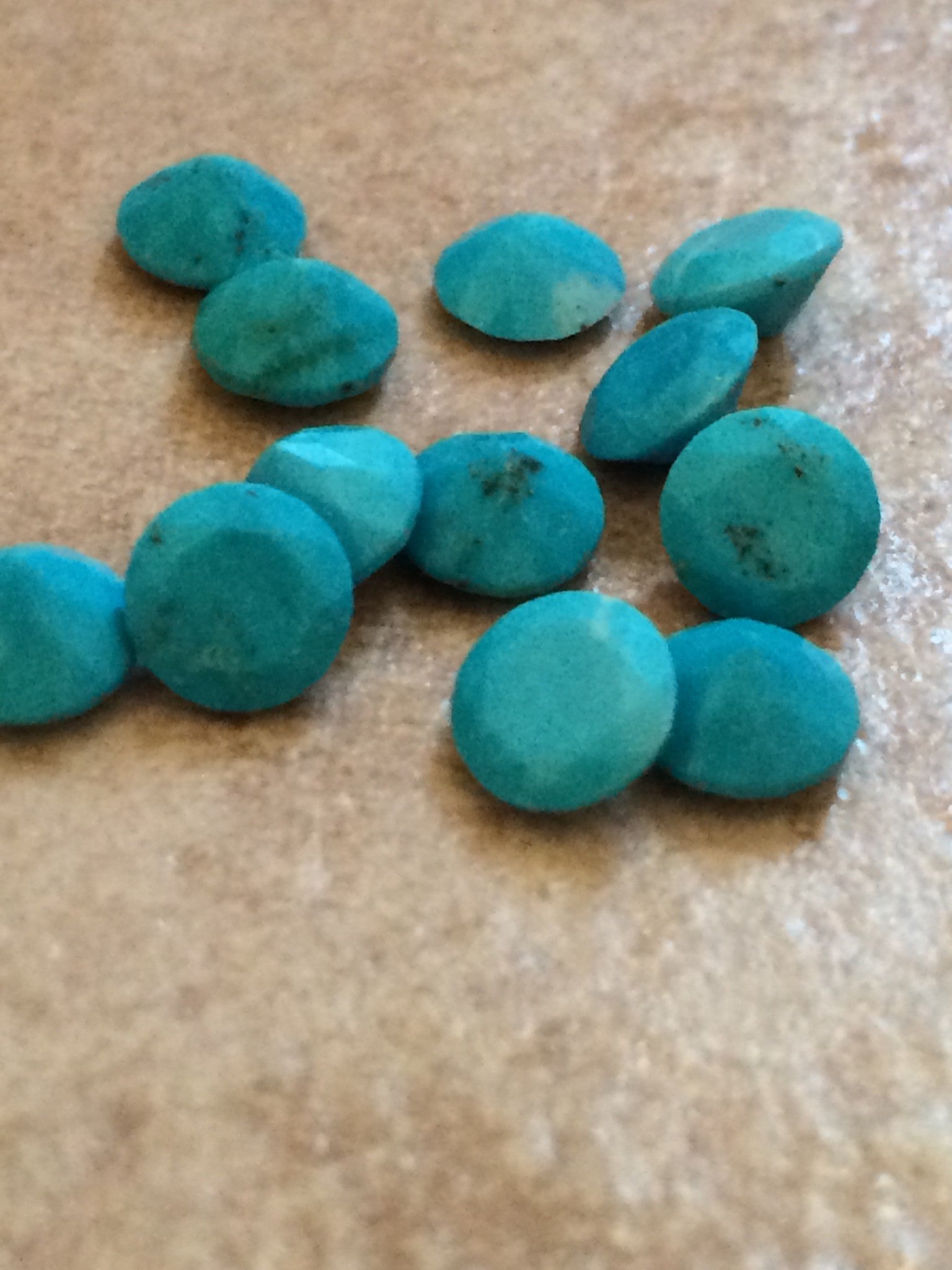 Turquoise non-fireable gems look beautiful in silver metal clay