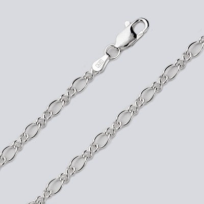 Figure Eight Sterling Silver Bracelet 8&quot;
