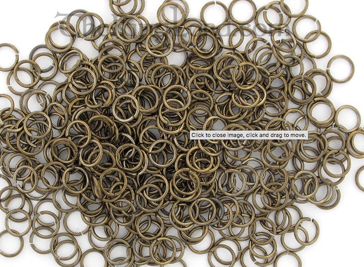 Jump Ring Niobium Bronze (100pc)