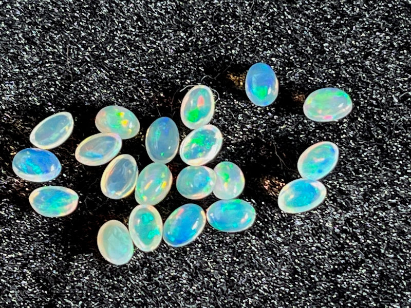 Opal Oval Cabochons 4x6mm Genuine Ethiopian