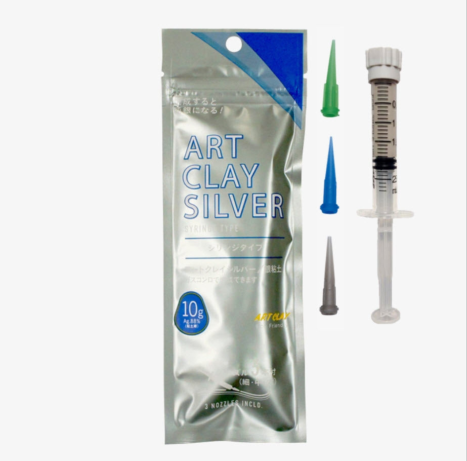 Metal Clay Syringes, Art Clay Silver, see variants