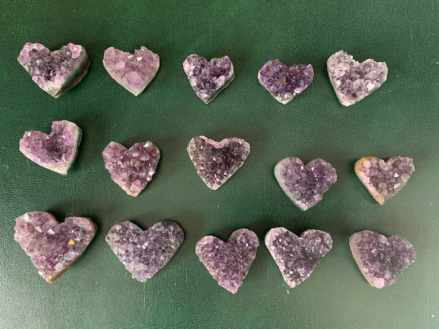 Amethyst Crystal Heart