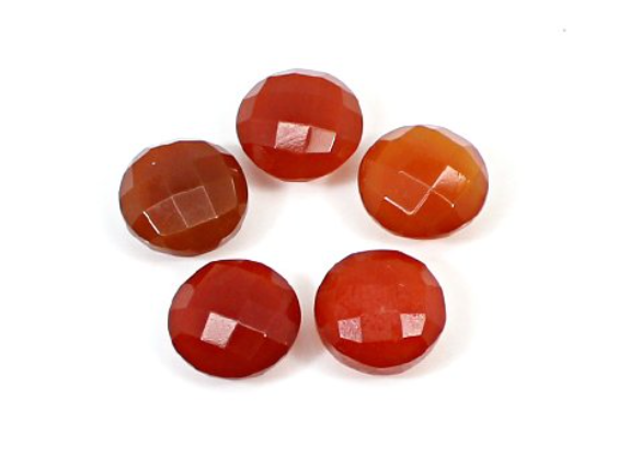 Carnelian Briolettes Round 10mm (1pc)