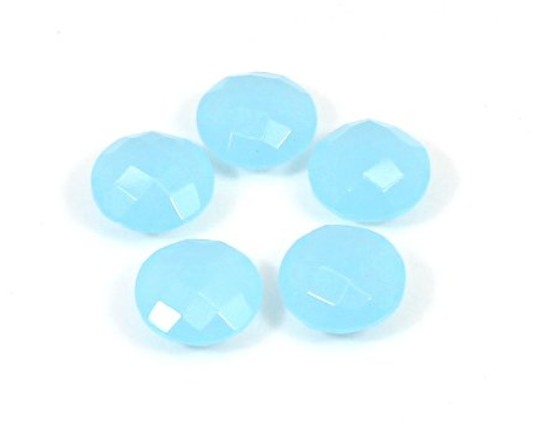 Chalcadony, Aqua Briolettes Round 10mm (1pc)