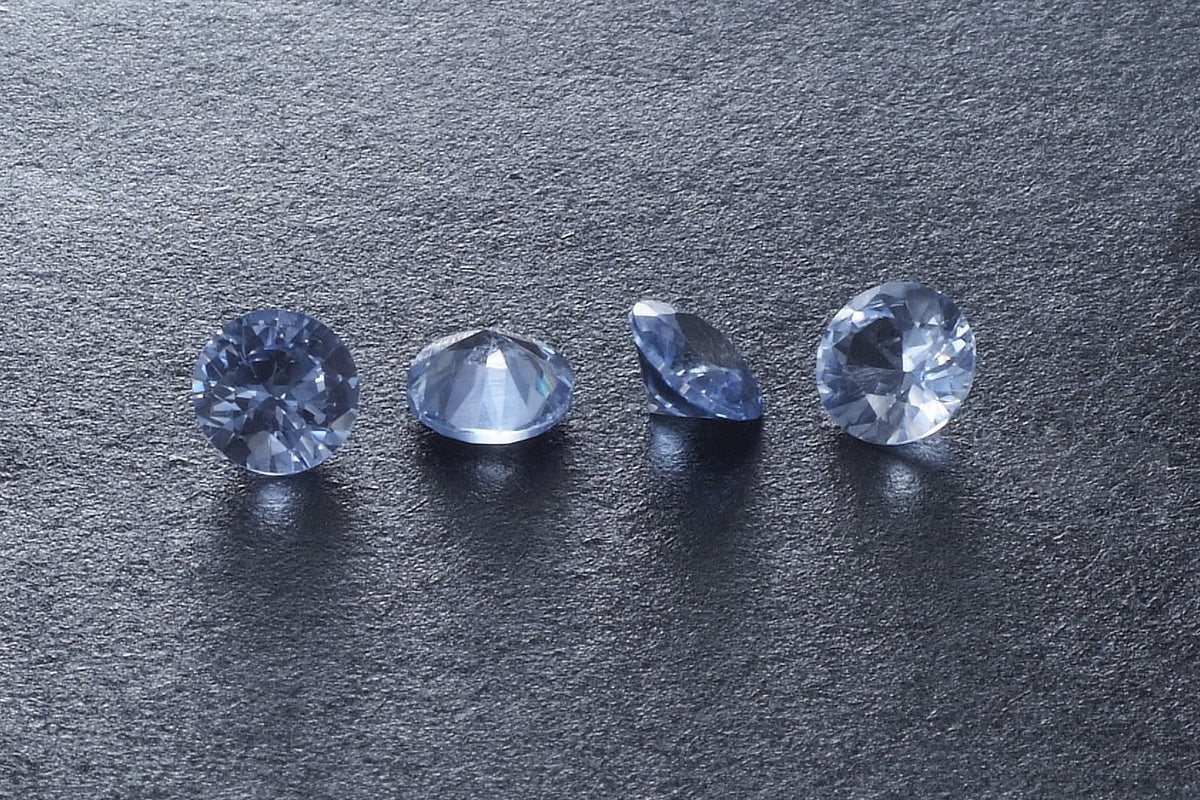 Sapphires Round Lab Created Gem 6mm (5pc)