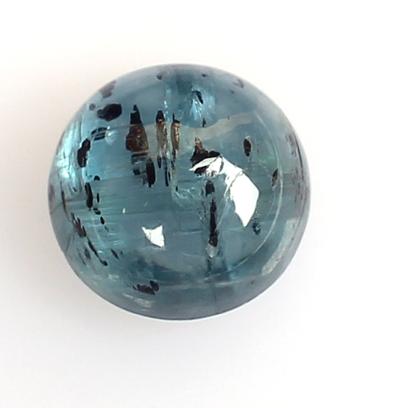 Kyanite round cabochon, 6mm, price is per stone