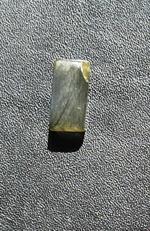 Labradorite Cabochon Blue Rectangle 22 x 9mm (1pc)