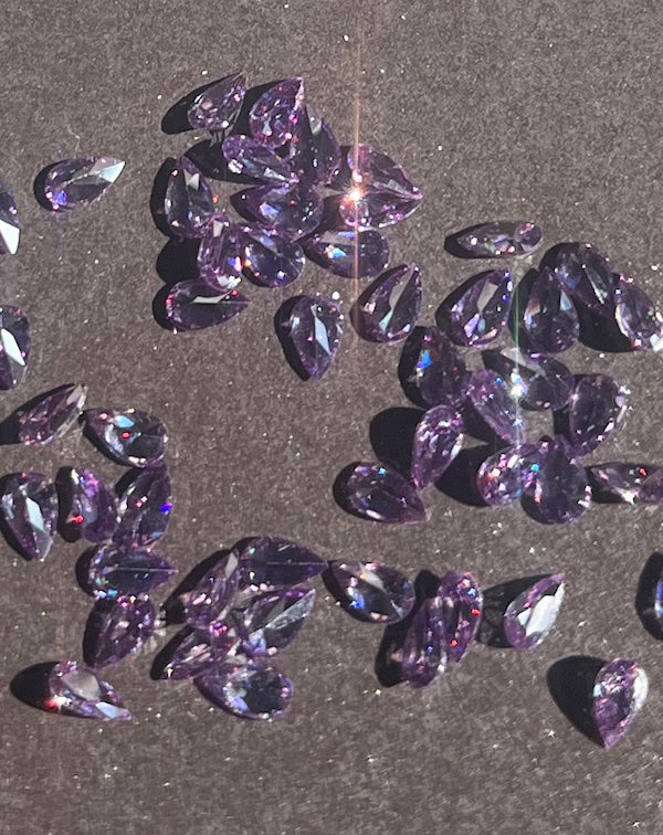 Pear 3x5mm Gemstones. Corundums, CZs and Spinels. 5A quality (5pc)