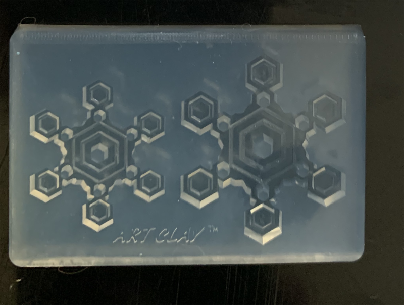 Snowflake mold, geometric, limited edition